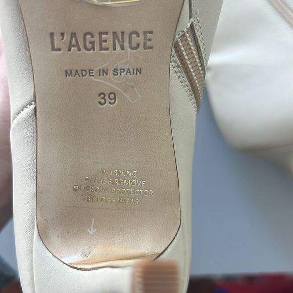 New L'AGENCE | Aimee Pointed Toe Heeled Bootie Size 9 - Picture 8 of 13